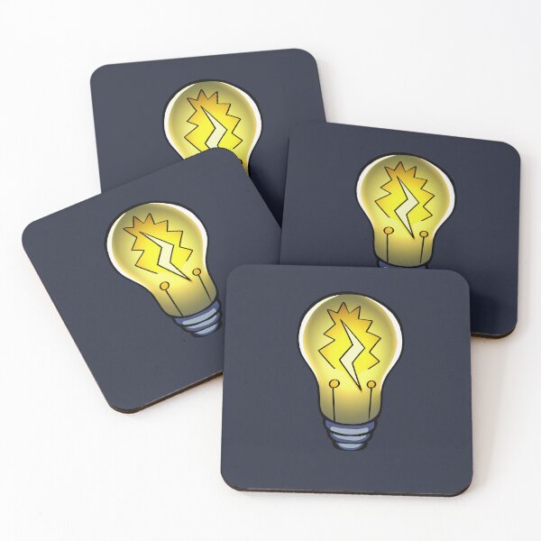Item preview, Thunder and Lightbulb! designed and sold by Stickiezblue.