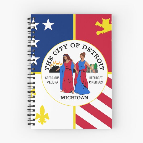 Item preview, Detroit flag designed and sold by tony4urban.