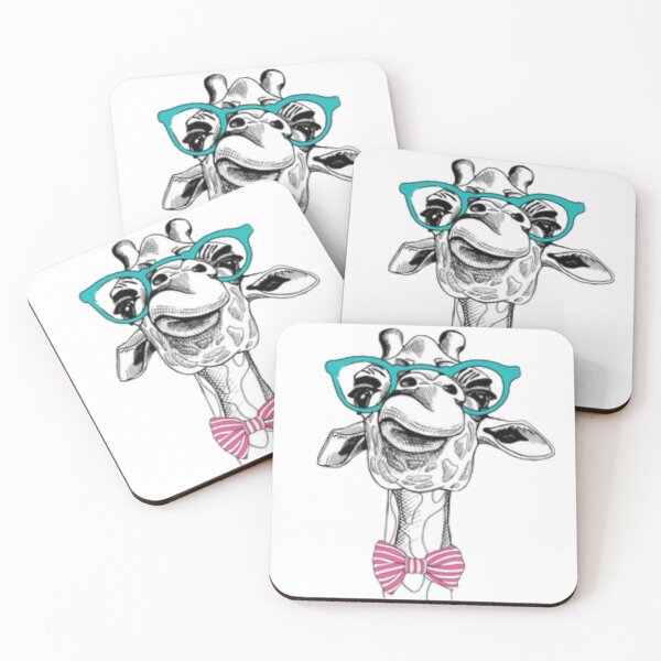 Item preview, Vector giraffe in glasses designed and sold by MilicaaD.