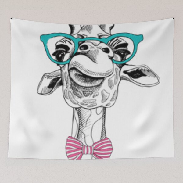 Item preview, Vector giraffe in glasses designed and sold by MilicaaD.