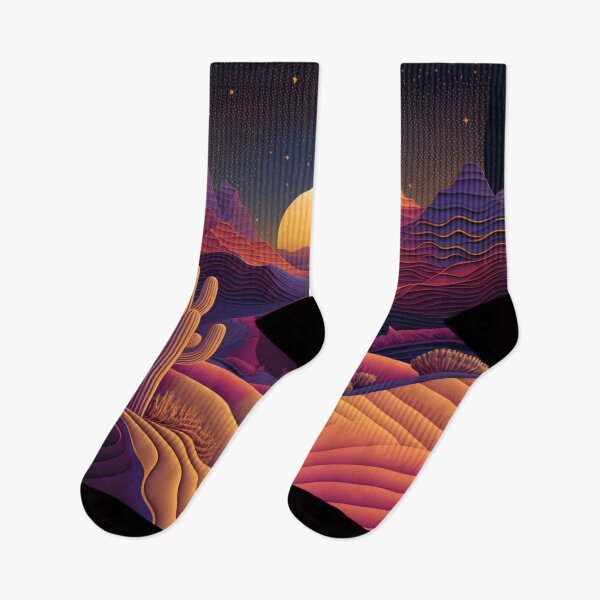 Item preview, Desert at night designed and sold by Cheese Design Studio.