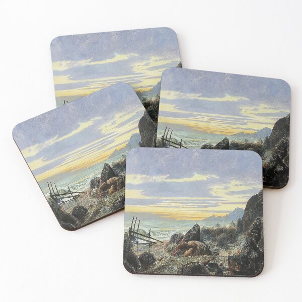 Item preview, John Atkinson Grimshaw - The Ironbound Shore designed and sold by tomorrowsart.