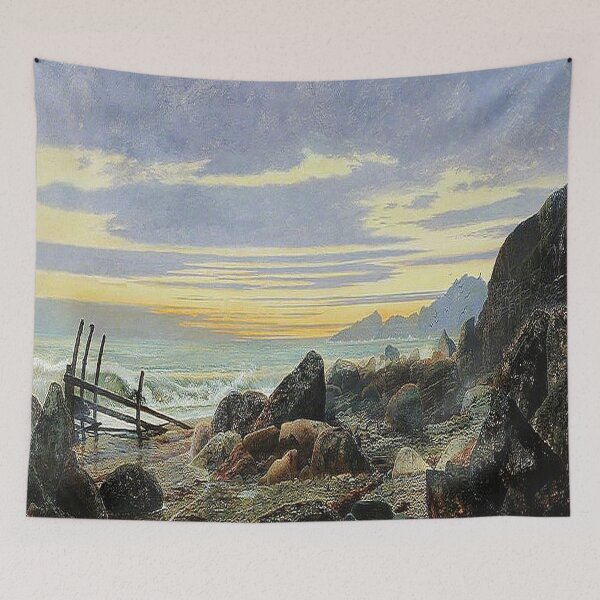 Item preview, John Atkinson Grimshaw - The Ironbound Shore designed and sold by tomorrowsart.