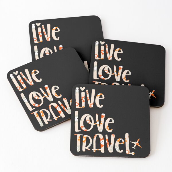 Item preview, Live Love Travel Vacation  designed and sold by WiseNomad.