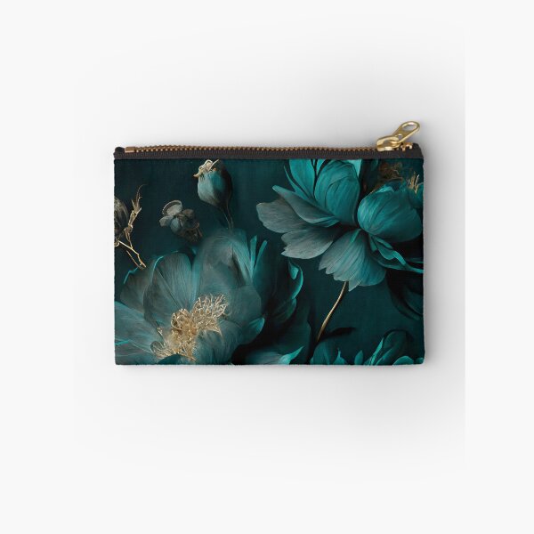 Item preview, Teal-Tinted Floral Fantasy - A Darkly Dreamlike Scene designed and sold by Digital-Dreamer.
