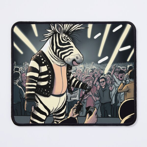 Item preview, Zebra Rockera: the must-have for all rock lovers designed and sold by BeerBot.