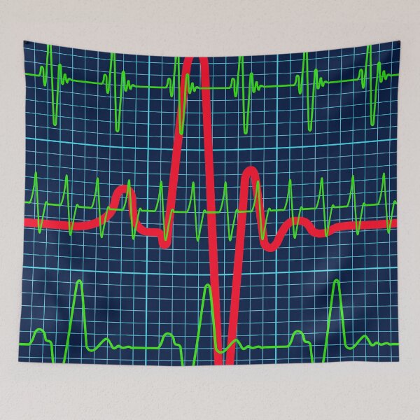 Item preview, Cardiogram charts pattern designed and sold by AlexanderZam.