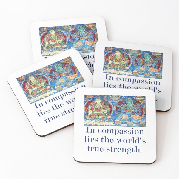 Item preview, In Compassion Lies The World's True Strength - Compassion Quote  designed and sold by CrankyOldDude.