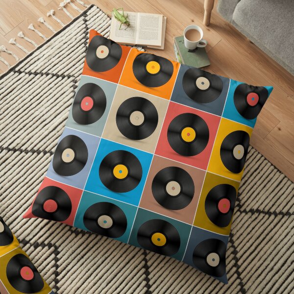 Album,Vinyl Record,Music Poster Floor Pillow