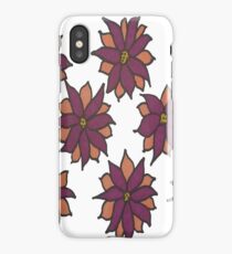 Holiday Two-Tone Flowers iPhone Case