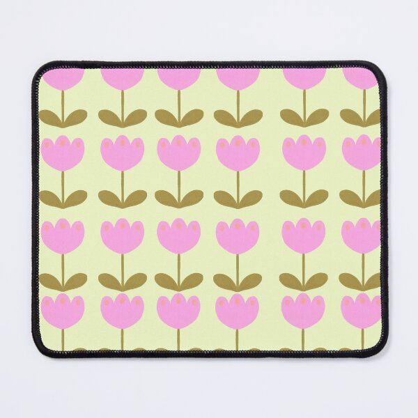 Item preview, Retro Pink Tulips designed and sold by WispyInky.