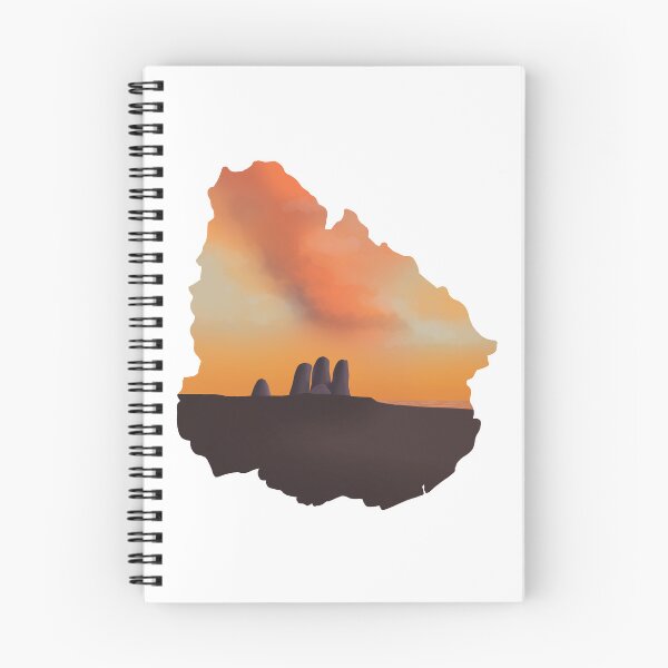Item preview, Uruguay map and landscape designed and sold by landscapeworlds.