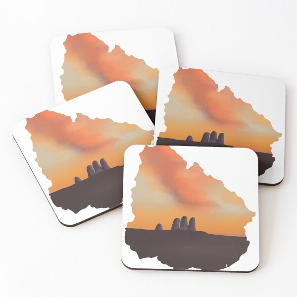 Item preview, Uruguay map and landscape designed and sold by landscapeworlds.