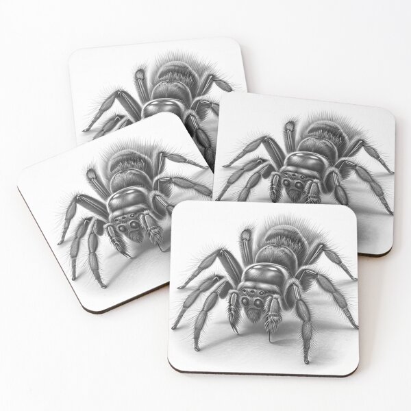 Item preview, Black and white Tarantula pencil drawing designed and sold by Pencil-Art.