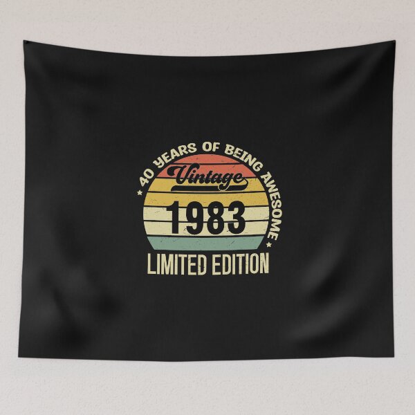Item preview, Vintage 1983 Limited Edition 40 Year Old Gifts 40th Birthday  designed and sold by SOUFIANE1991.