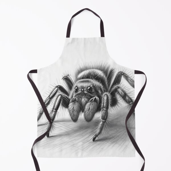 Item preview, Black and white Tarantula pencil drawing designed and sold by Pencil-Art.