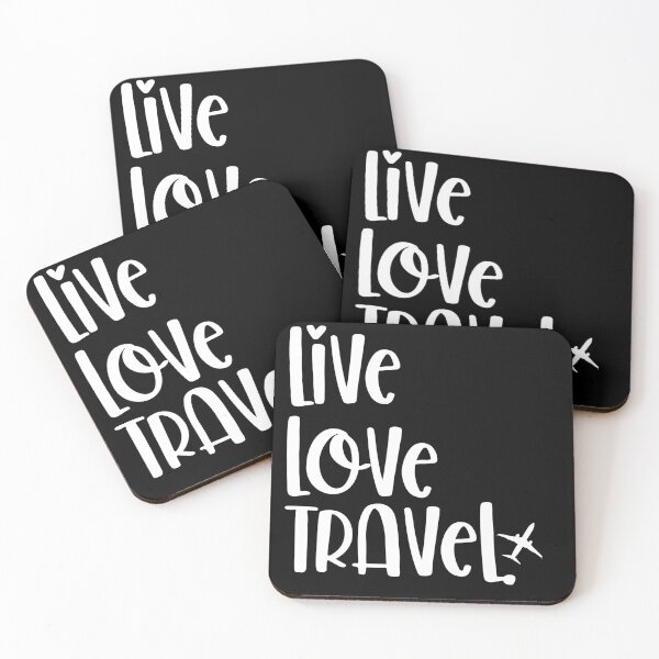 Item preview, Live Love Travel Vacation  designed and sold by WiseNomad.