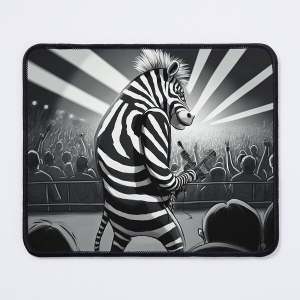 Item preview, Zebra Rockera: the must-have for all rock lovers designed and sold by BeerBot.