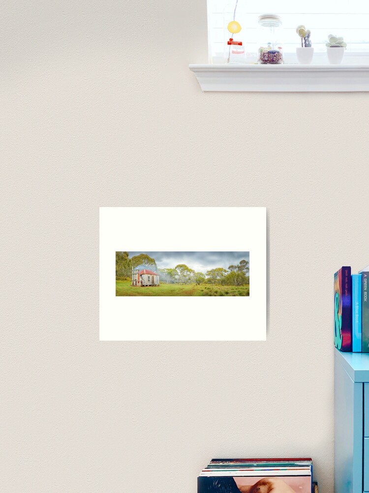 Thumbnail 2 of 3, Art Print, Witzes Hut, Kosciuszko, New South Wales, Australia designed and sold by Chockstone.