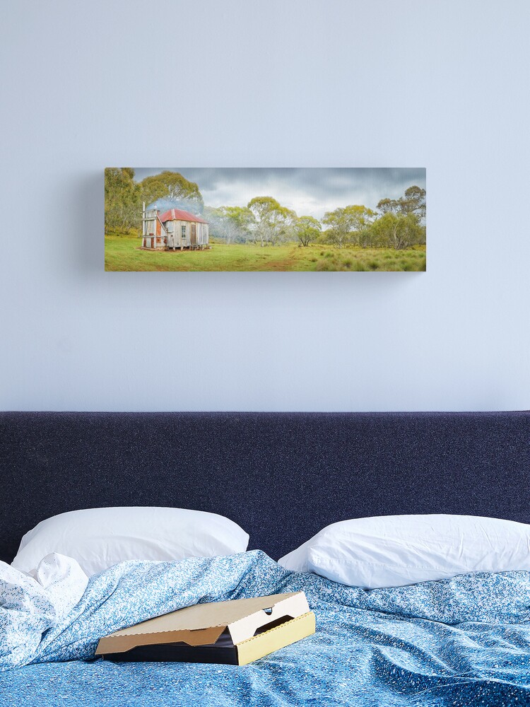 Thumbnail 2 of 3, Canvas Print, Witzes Hut, Kosciuszko, New South Wales, Australia designed and sold by Chockstone.