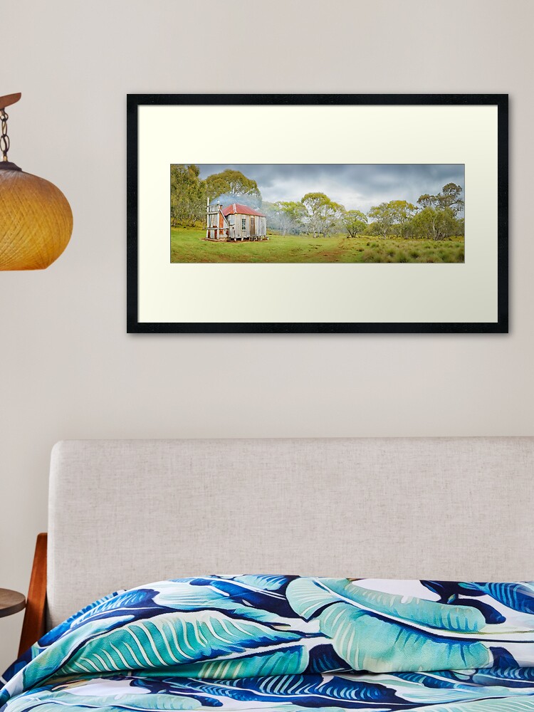 Thumbnail 2 of 7, Framed Art Print, Witzes Hut, Kosciuszko, New South Wales, Australia designed and sold by Chockstone.