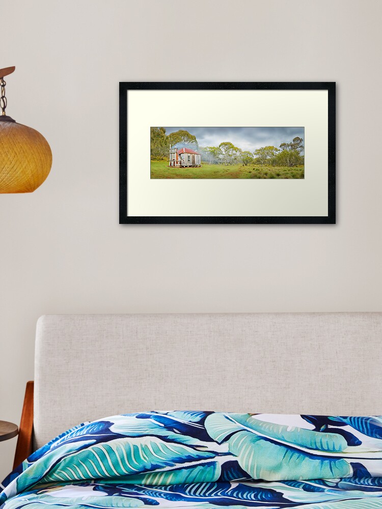 Thumbnail 2 of 7, Framed Art Print, Witzes Hut, Kosciuszko, New South Wales, Australia designed and sold by Chockstone.