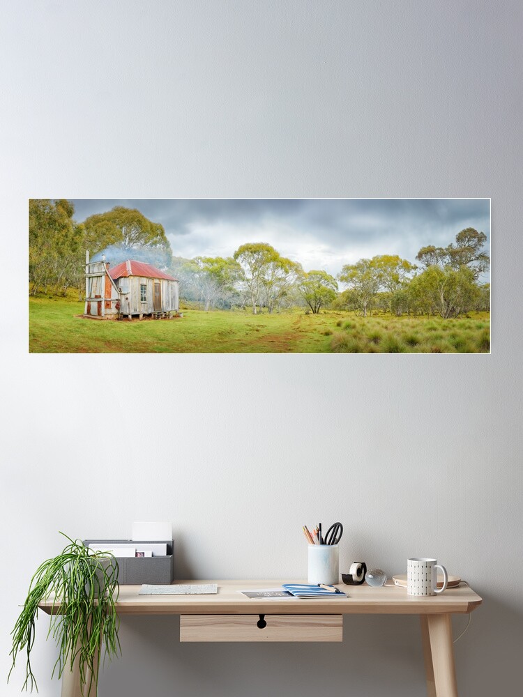 Thumbnail 2 of 3, Poster, Witzes Hut, Kosciuszko, New South Wales, Australia designed and sold by Chockstone.