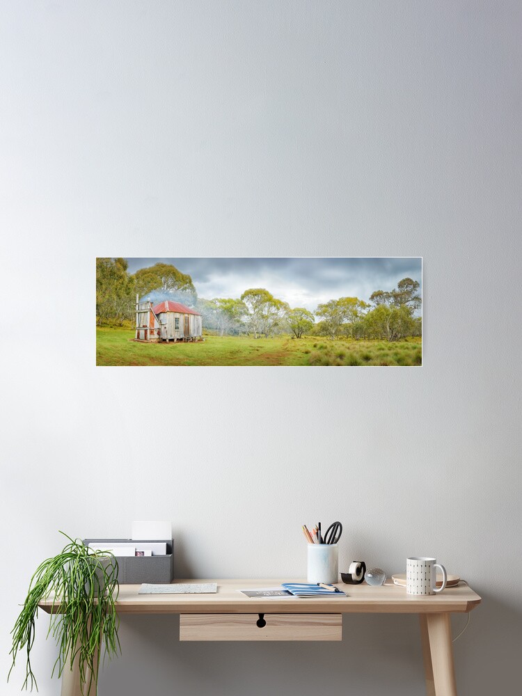 Thumbnail 2 of 3, Poster, Witzes Hut, Kosciuszko, New South Wales, Australia designed and sold by Chockstone.