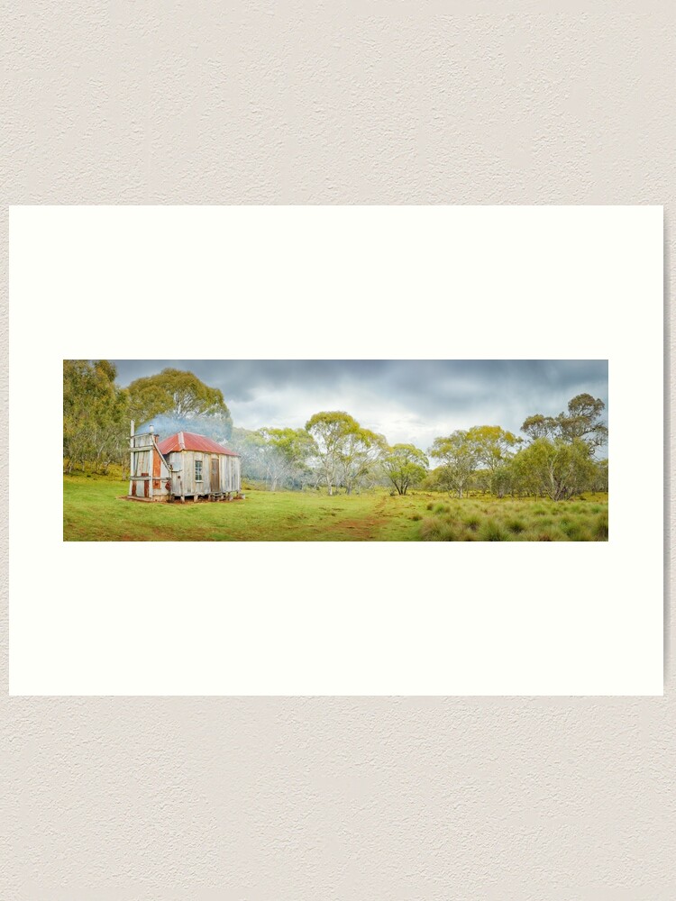 Thumbnail 1 of 3, Art Print, Witzes Hut, Kosciuszko, New South Wales, Australia designed and sold by Chockstone.