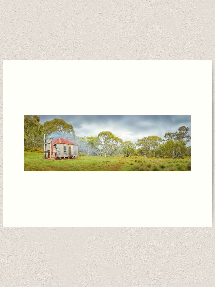 Thumbnail 1 of 3, Art Print, Witzes Hut, Kosciuszko, New South Wales, Australia designed and sold by Chockstone.