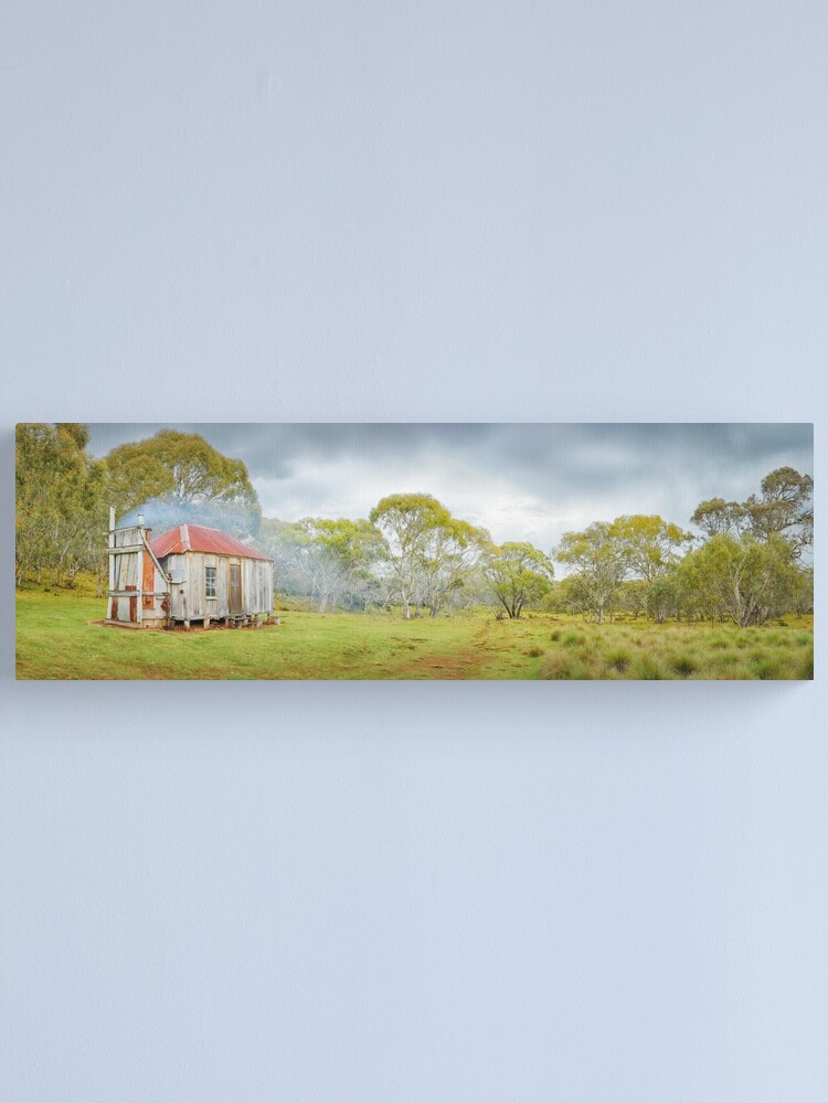 Thumbnail 1 of 3, Canvas Print, Witzes Hut, Kosciuszko, New South Wales, Australia designed and sold by Chockstone.