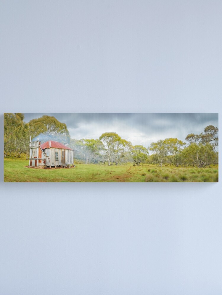 Thumbnail 1 of 3, Canvas Print, Witzes Hut, Kosciuszko, New South Wales, Australia designed and sold by Chockstone.