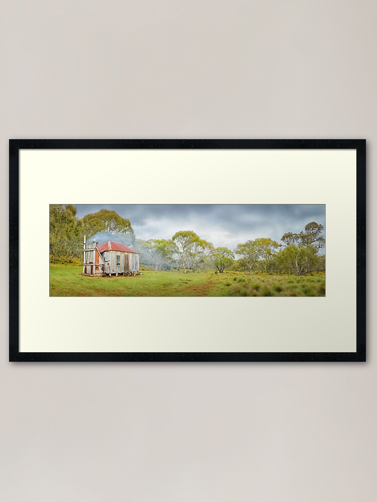 Thumbnail 1 of 7, Framed Art Print, Witzes Hut, Kosciuszko, New South Wales, Australia designed and sold by Chockstone.