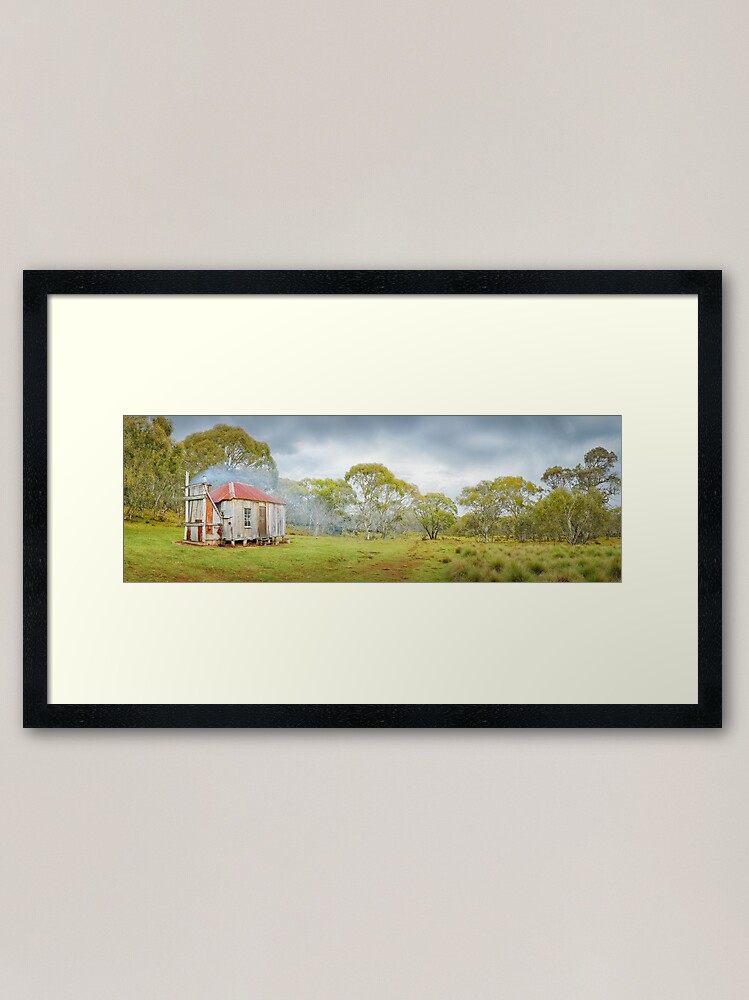 Thumbnail 1 of 7, Framed Art Print, Witzes Hut, Kosciuszko, New South Wales, Australia designed and sold by Chockstone.