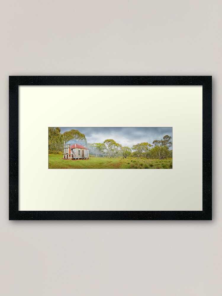Thumbnail 1 of 7, Framed Art Print, Witzes Hut, Kosciuszko, New South Wales, Australia designed and sold by Chockstone.