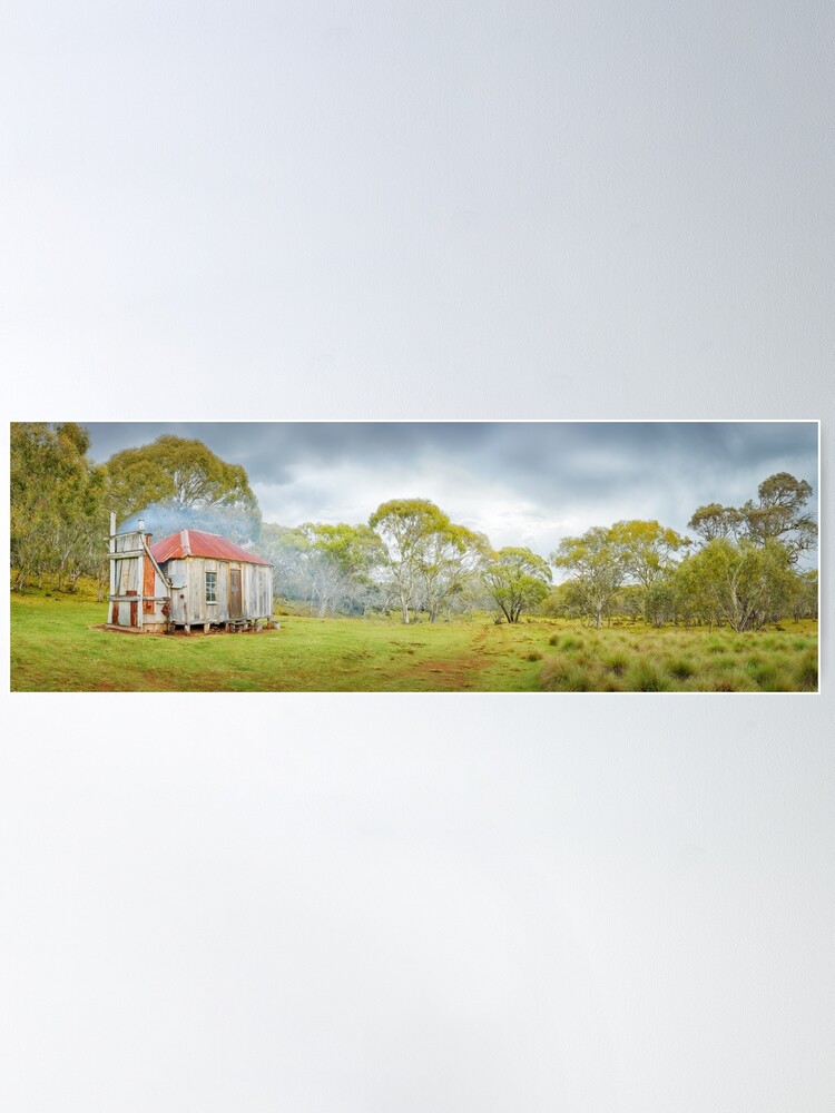 Thumbnail 1 of 3, Poster, Witzes Hut, Kosciuszko, New South Wales, Australia designed and sold by Chockstone.