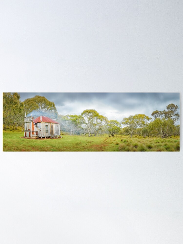 Thumbnail 1 of 3, Poster, Witzes Hut, Kosciuszko, New South Wales, Australia designed and sold by Chockstone.