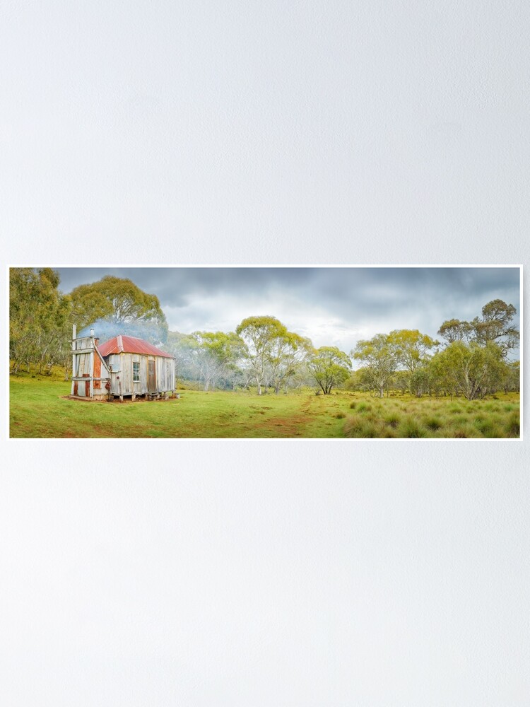 Thumbnail 1 of 3, Poster, Witzes Hut, Kosciuszko, New South Wales, Australia designed and sold by Chockstone.