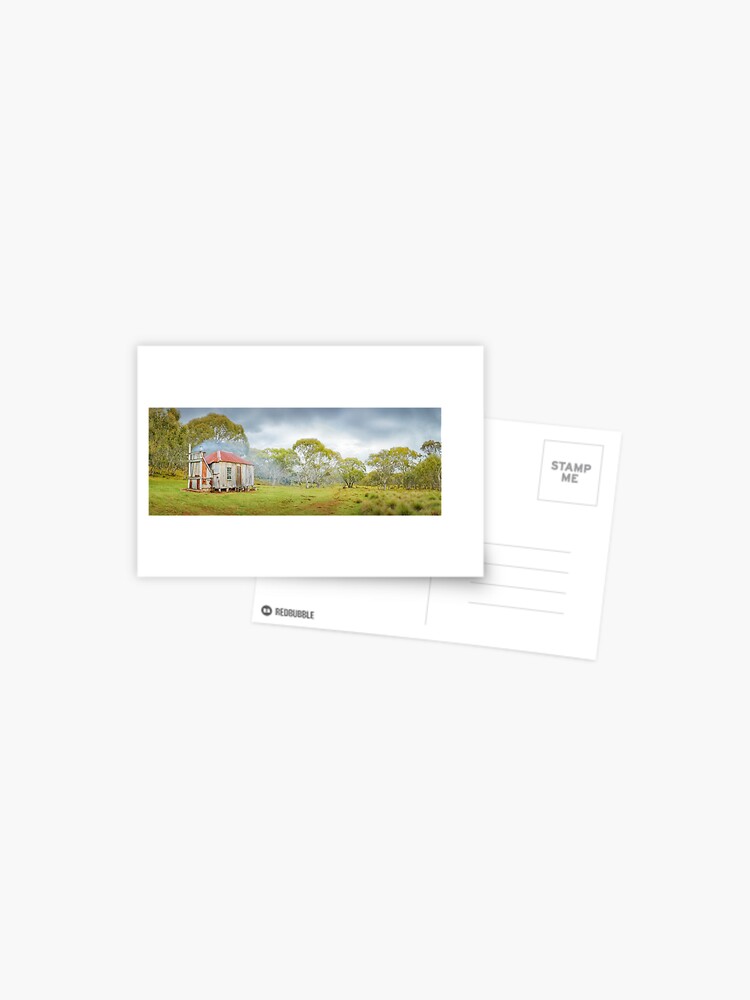 Thumbnail 1 of 2, Postcard, Witzes Hut, Kosciuszko, New South Wales, Australia designed and sold by Chockstone.