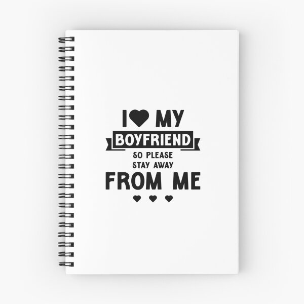 Item preview, I Love My Boyfriend So Please Stay Away From Me - Boyfriend Funny Gift designed and sold by DiogoCalheiros.