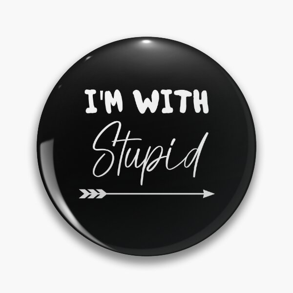 Item preview, Im With Stupid cute couples matching designed and sold by everything4eva.