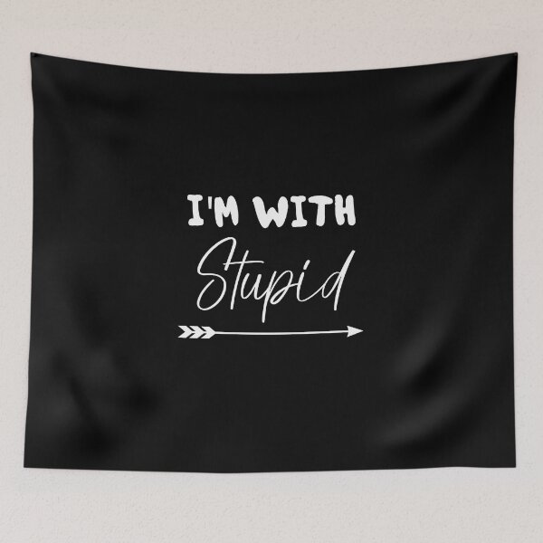 Item preview, Im With Stupid cute couples matching designed and sold by everything4eva.