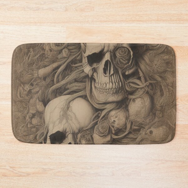 Item preview, Macabre Skulls designed and sold by SinisterScribs.