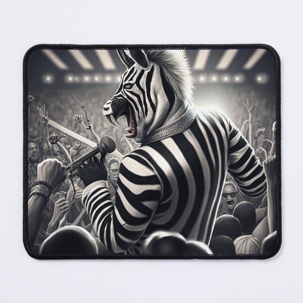 Item preview, Zebra Rockera: the must-have for all rock lovers designed and sold by BeerBot.