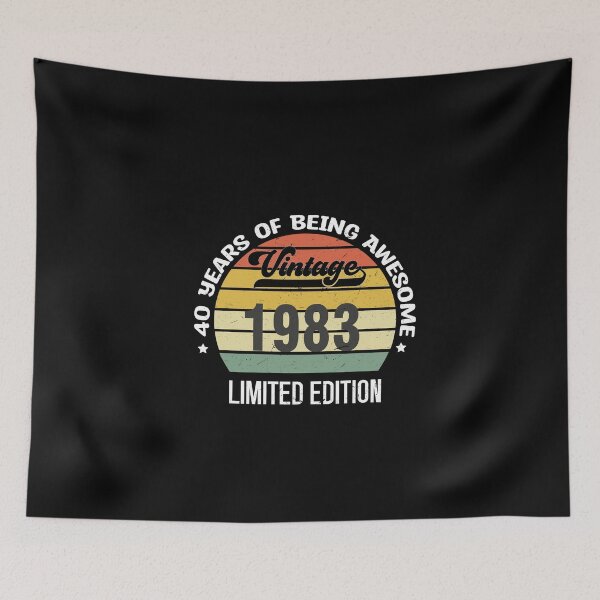 Item preview, Vintage 1983 Limited Edition 40 Year Old Gifts 40th Birthday  designed and sold by SOUFIANE1991.