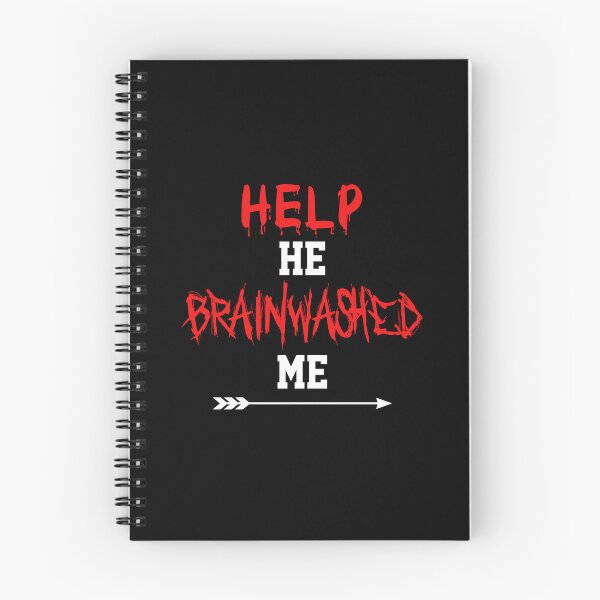 Item preview, Help He Brainwashed Me funny cute couples matching designed and sold by everything4eva.