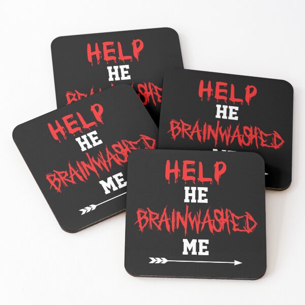 Item preview, Help He Brainwashed Me funny cute couples matching designed and sold by everything4eva.