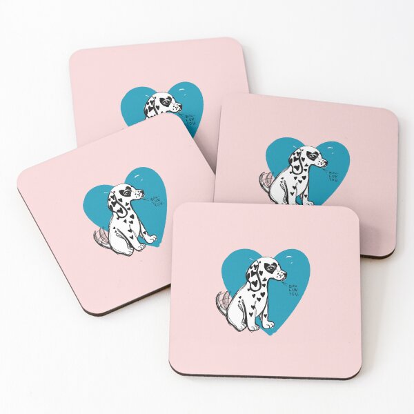 Item preview, love dogs in blue designed and sold by Itsdomd.