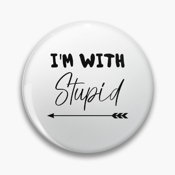 Item preview, Im With Stupid cute couples matching designed and sold by everything4eva.
