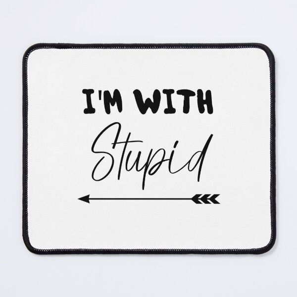 Item preview, Im With Stupid cute couples matching designed and sold by everything4eva.